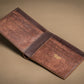 Bifold wallet lined with Pueblo leather