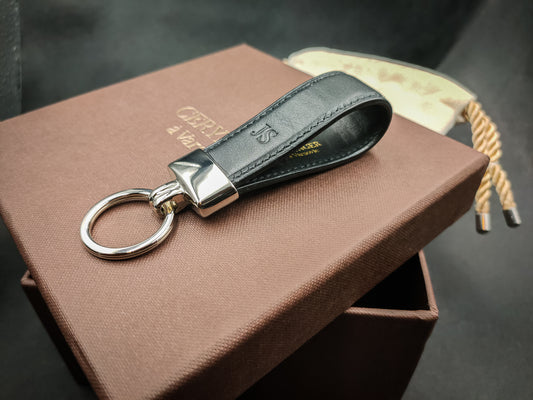 Leather key fob